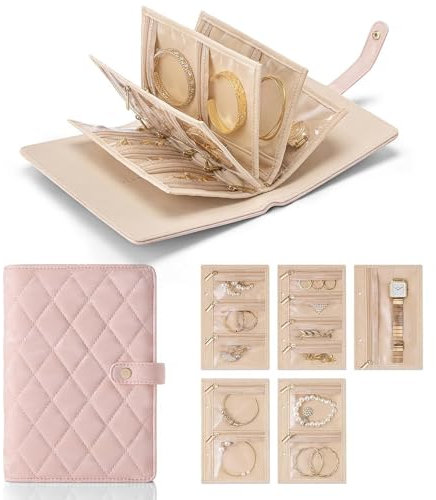 anneratteryer Portagioie Portagioielli Portagioie donna Porta gioielli da viaggio Porta gioie Porta orecchini organizer regalo per ragazze donne Portagioie Adatto per Anelli Collane Orecchini azzurro