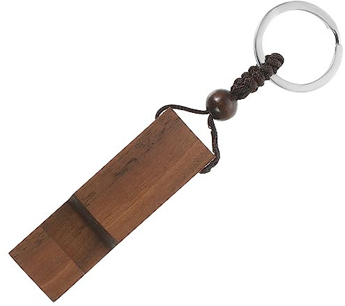 WRITWAA Smartphone Holder Keychain Wooden Mobile Stand Desk Phone Bracket Natural Wood Phone Stand Portable Smartphone Holder Keyring