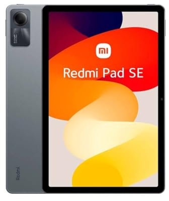 Xiaomi Redmi Pad SE - Tablet de 11 FHD+ (Snapdragon 680, 8GB de RAM, 256GB de ROM, WiFi + Bluetooth 5.0, Batería de 8000 mAh, Cargador no Incluido), Gris (Versión ES)