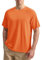 Rdruko Men's Short Sleeve T Shirts UPF 30+ Outdoor Quick Dry Running Gym Tops Moisture Wicking Summer Sports Tshirt Workout Tee (Orange L)