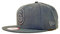 New Era 9fifty Cap, Grau (Tonal Heather), M/L