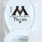 KeySmart Harry WC Aufkleber Eingang Zaubereiministerium