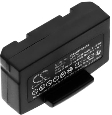 CS-AKP216SL Akku 80mAh Kompatibel mit [AKG] Balance K122IR, Balance K216AFC, T216AFC, für [Clarity] C110, C120, für [Humantechnik] InfraLight DIR, InfraLight II, II LR, LPU-1, RadioLight, RadioLigh