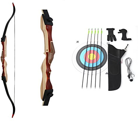 Recurvebogen Sportbogen Ragim Wildcat 68 Zoll Rechtshandbogen (22 lbs)