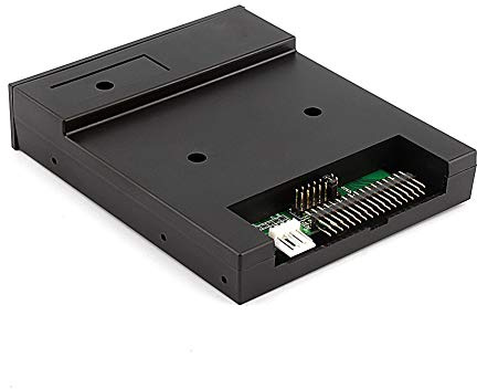 Floppy Drive Emulator 3.5 Inch 1.44MB USB Floppy Emulator SFR1M44 U100K Updated Flash Disk Floppy Drive Replacement Black