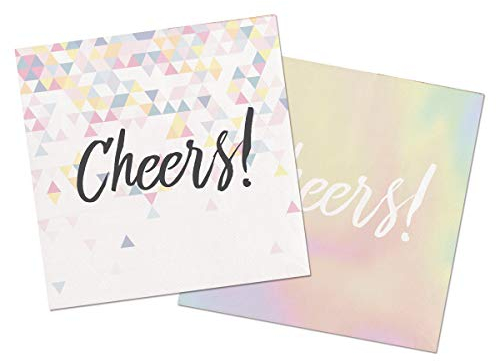 Folat Cheers/Prost Perlmutt Servietten - 16 Stück