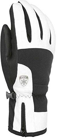 Level Damen Iris Handschuhe, Black-White, 7.5/SM