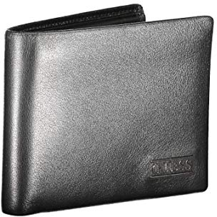 GUESS New Boston Billfold Coin Wallet Black