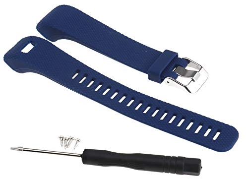 1x Uhr Sportarmband für Garmin Vivosmart HR+ Approach X10/X40 Blaue Prägung
