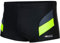 Aqua Speed Aron Costume da Bagno Corto Elastico para Uomo | Calzoncini da Bagno | UV-Protection | 03. Nero/Grigio/Giallo Fluo | Taglia: L