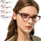 ZENOTTIC Lesebrille 4 Paar Qualität Damenmode Lesebrillen für Frauen,geeignet für Arbeit/Lesen/Outdoor/Party