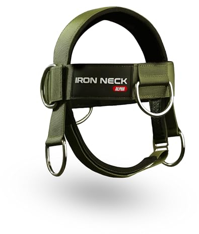 Iron Neck, Versatile Neck Exerciser, Strengthener and Trainer with Adjustable Head and Chin Strap, Portable Head Harness for Weight Lifting, Home and Gym Use. Boxing, MMA