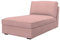 Soferia Kompatible Ersatzbezug fur KIVIK Recamiere, Stoff Majestic Velvet Blush Pink (FLECKENABWEISEND und WASSERABWEISEND), Rosa