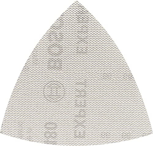 Bosch Professional 5x Expert M480 Sanding Net (for Hardwood, Paint on wood, 93x93 mm, Grit 240, Accessories Delta Sander)