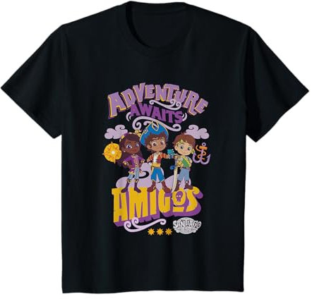 Kinder Santiago By The Seas Abenteuer erwartet Amigos T-Shirt