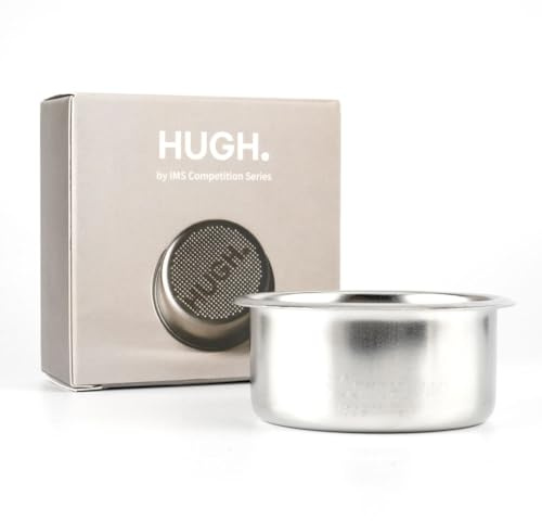 Hugh, by IMS Precision Filter Basket 51 mm Stainless Steel Portafilter Basket Competition Series Coffee Filter Basket, 18 gram