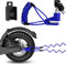Ainiv Candado Patinete Eléctrico, Candado Moto, Cadena Antirrobo Moto Disco 8mm, Candado Disco Moto Accesorios Patinete Electrico para Xiaomi Mijia M365, para Moto, Bicicleta (Azul)