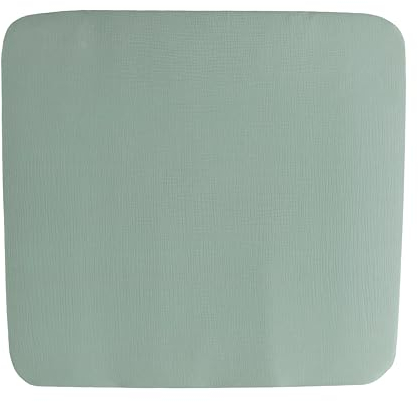 Baby's Only - Baby Wickelauflagenbezug 75x85 cm - Bezug für Wickelauflage Fresh ECO - Abwaschbare Bezug für Wickeltischauflage - Aus 100% Bio-Baumwolle - Stonegreen