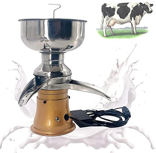 Separatore centrifugo Elettrico per Crema di Latte, centrifuga da Cucina con separatore di Panna, separatore per Milkshake al Burro, 50 l/h per trasformare Il Latte Crudo o Intero in Panna e Latte s