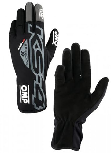Omp Kart KS-4 Handschuhe, Schwarz, Größe M