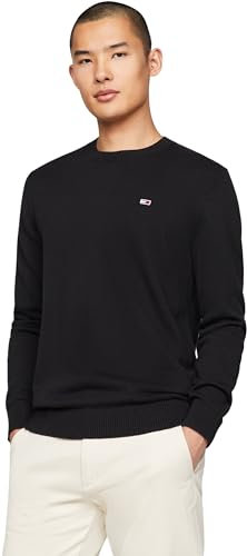 Tommy Jeans Homme Tjm Slim Essential Light Sweater Dm0dm18895 Pulls, Noir (Black), XXL EU
