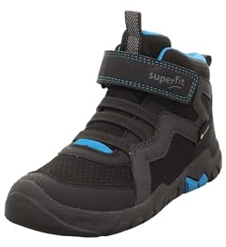 Superfit Jungen Trace Leicht Gefütterte Gore-tex Sneaker, Schwarz Blau 0010, 28 EU