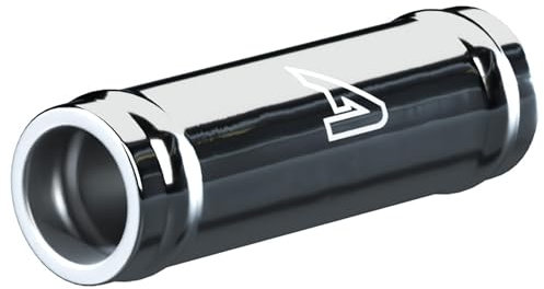 19mm (0.75 Inch) Tube Connector,Aluminium Alloy Hose Connector Aluminium Alloy Hose Joiner 3 Inch Length