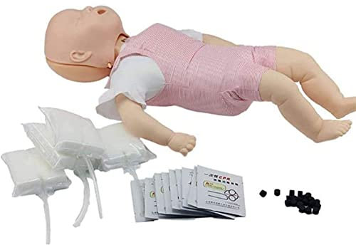 PacuM Erste-Hilfe-Trainingsmodell für Säuglinge, HLW-Puppe für Säuglinge, Simulator für Herz-Lungen-Wiederbelebung, Erste-Hilfe-Trainingspuppe für die Unterrichtsausbildung