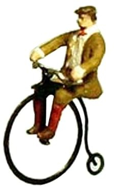 modellbahn-exklusiv Hochrad, Bausatz für 2 Stück, Spur TT, 1:120