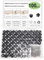 ABINLIN Small Rubber Feet for Chopping Board - 100 Pcs Garden Furniture Feet with 304 Stainless Steel Screws, Non Slip Rubber Pads for Furniture Feet, Chairs, Sofa, (0.6 W x 0.3 H)