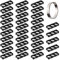 KUOQIY 35 PCS 18650 Li-ion Battery Holder Stand, 3 Cell 18650 Lithium Battery Bracket Holder, Cylindrical Battery Pack Bracket, with 3m Nickel Strip, for 18650 Li-ion Battery