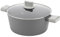 FLORINA Olla de aluminio Serrano 6,1 l 28 cm I Ollas con asas de tacto suave I Olla ligera y duradera I Revestimiento antiadherente I Estructura estriada | Olla de diseño elegante