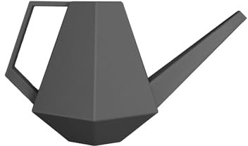 Shapes - Decorations Watering Can Premium Gießkanne 1,3L Grau, Giesskanne Zimmerpflanzen Indoor Outdoor, Blumengießkanne für Pflanzen Garten Balkon Topfpflanzen Gazzaladra Design