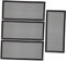 JEWEDECO Ceiling Vent Deflector Magnetic Mesh Covers for Home Wall Floor Baseboard Vents Radiator Air Filter Low Maintenance