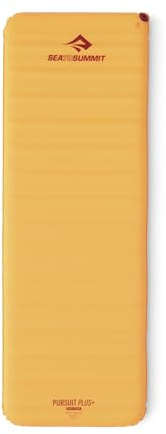 Sea to Summit Pursuit Plus Extra-Thick Self-Inflating Sleeping Mat for Camping and Backpacking, Rectangular - Regular (72 x 25 x 3 inches)