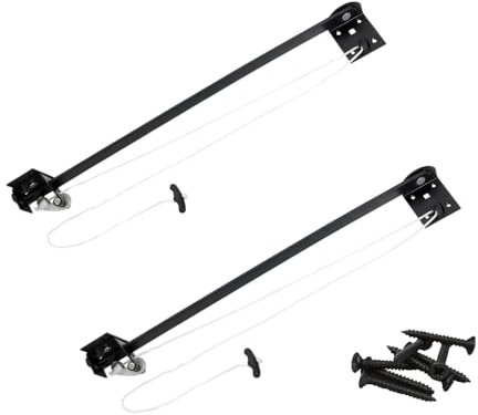 Reliance Door Holder – 15 Junior or 24 Senior | Narrow Lintel Option | Heavy Duty Door Stay with Fixings for Gates, Fire Doors, Sheds, Shops, Schools (Senior Reliance 24)