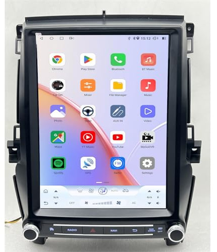 PLKEQS Android 15 Car Stereo Navi for F-ord Ranger(2016-2021) 12.1 Touchcreen DVD Multimedia Player with Wireless Carplay Car Radio GPS Navigation FM BT Receiver 5G-WiFi HIFI SWC DSP MIC,8G+256G