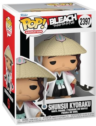 Funko POP! Animation: Bleach Thousand-Year Blood War - Shunsui | Official Merch - Collectable Vinyl Figurine for Shelf Display - Birthday Gift Idea for Fans and Collectors