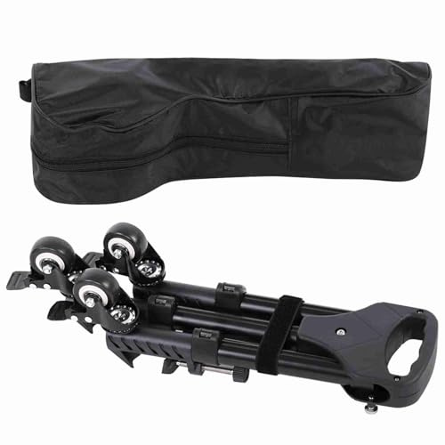 Cufaee Trépied Pliable Dolly, Base de Poulie de Support de Roues, Support de Lumière pour Appareils Photo, Caméscope, Photographie