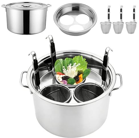 Olla Para Pasta Con Colador,Acero Inoxidable Para Cocer Pasta | Olla Alta con Filtro | Perfecta Para Principiantes Expertos Preparar Comidas Reuniones Familiares Sopas