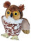 Wild Republic Hug’EMS Große Ehrenwerte Eule, Spielzeug für Babys, Kleines Kuscheltier, Geschenk für die Babyparty, Kuscheltier für Kleinkinder, Füllung aus recycelten Wasserflaschen, 18 cm