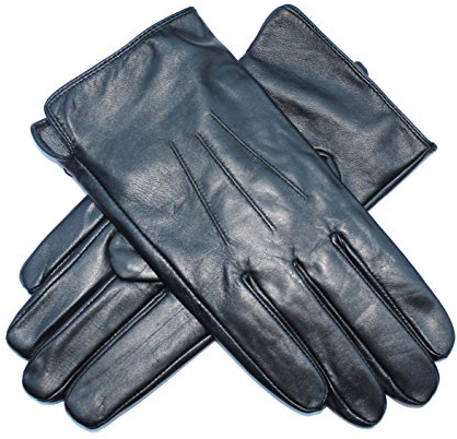 Jasmine, Herrenhandschuhe, echtes Lammleder, Kaschmir-Futter, schwarz Gr. 95, Schwarz