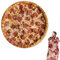 Wenosda 150cm Pizza Decke Burrito Tortilla Decken Runde Essen Decke Wickeln Strand Handtuch Teppich Teppich Picknick weich für Schlafzimmer Sofa Outdoor Vier Jahreszeiten (60in)