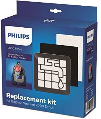 Philips Kit Repuesto Aspirador sin Bolsa Serie 2000 XV1220/01 Repuestos de Filtro Original de Philips, Compatible con el Aspirador sin Bolsa Serie 2000 XB2XXX