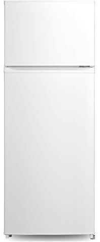 Daya, DMDP204EWE, frigorifero doppia porta, 204 litri, porte reversibili, silenzioso 40dB