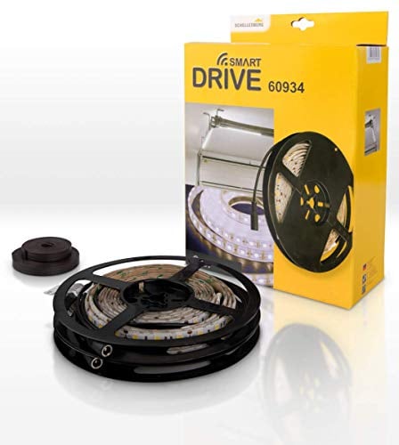 Schellenberg 60934 Tira LED para garaje Smart Drive, luz strip, 7200 lúmenes, 6 m, blanco