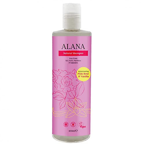Alana Pink Rose & Vanilla Natural Shampoo 400ml