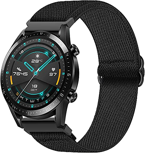 Cinturino per Huawei Watch GT 2 46mm, 22mm Cinturino in Nylon Sportivo per Huawei Watch GT/GT 4 46mm/GT5 46mm/GT3 46mm/GT3 Pro 46mm/GT2 46mm/GT2 Pro/GT 2e/GT Fashion/Sport/Active/Elegant/Classic