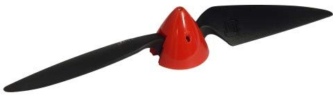 Arkai Roter Spinner 30 mm MIT Klappluftschraube 6x3 f. 3mm Wellen - EXTRAleicht