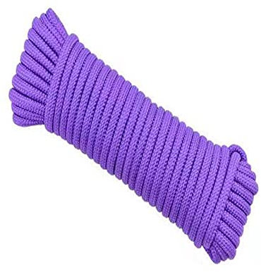 ZZDZW Braided Rope 6mm/8mm/4mm/10mm Thick,50m Long,Camping Rope Strap,Paracord 550,Rope Leash,Ropes For Exercise Climbing,Rope Swing Set,Nylon Rope,Clothesline Rope Outdoor